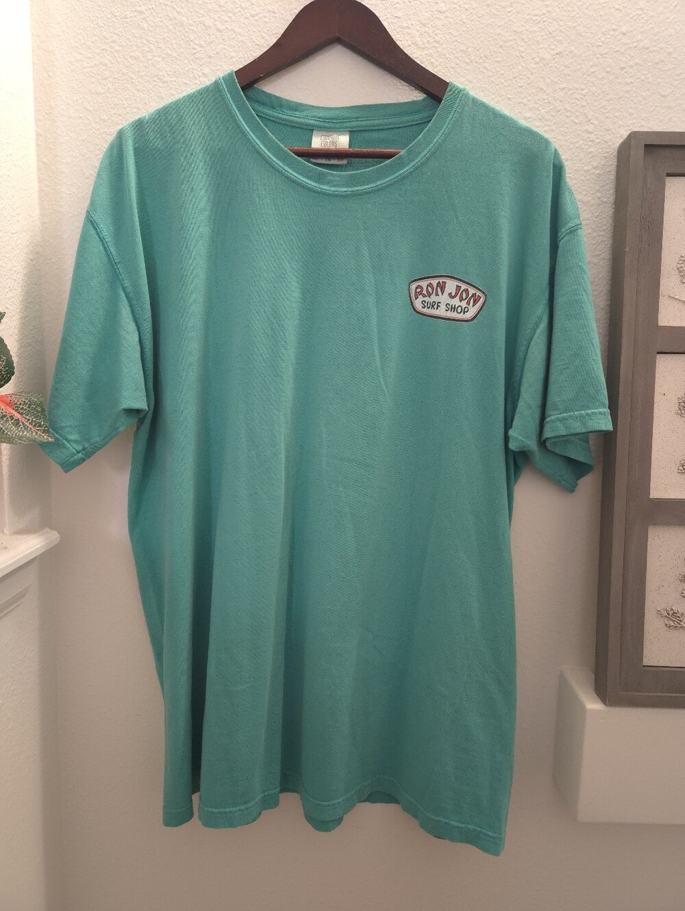 Ron Jon Teal Vintage Y2K Short Sleeve Surf Logo Ron Jon Classic Tee XL